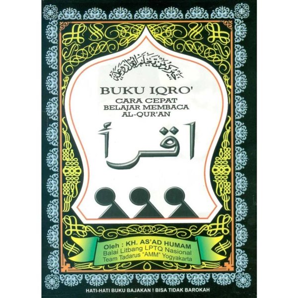 Sampul buku Terbaru - Buku Iqro Cara Cepat Belajar Membaca Al Quran