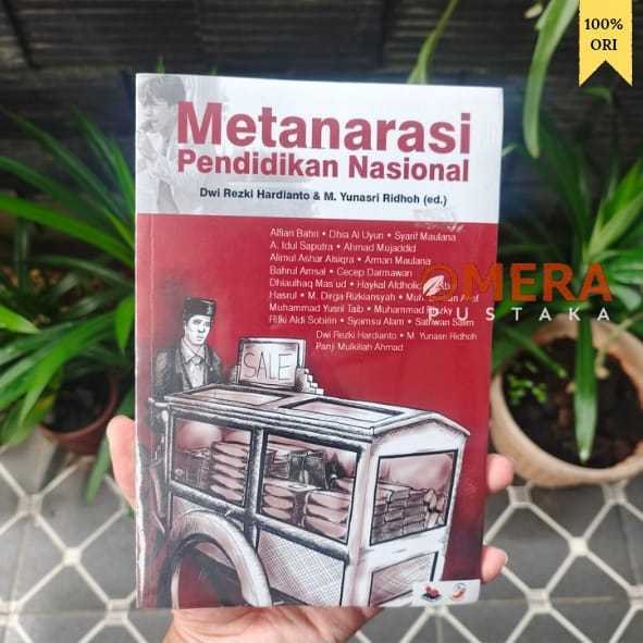 Sampul buku Metanarasi pendidikan nasional