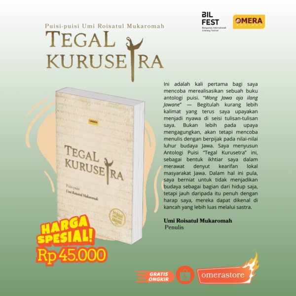 Sampul buku Tegal Kurusetra - Umi Roisatul Mukaromah